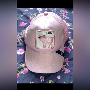 Pink Little Pig Trucker Hat